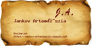 Jankov Artemíszia névjegykártya